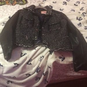 Black and white jacket